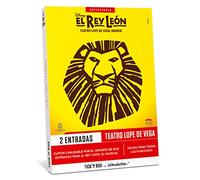 WONDERBOX - Caja Regalo - El Rey Leon, el Musical - 1 Entrada para 2 Personas - Disfruta del espectáculo más emocionante del Mundo - Regalos Originales para Mujer y Hombre - Válido Durante 2 años