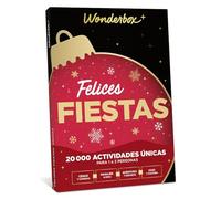 WONDERBOX - Caja Regalo - Felices Fiestas Únicas - 1 Actividad a Elegir: Estancia, gastronomía, Actividad de Bienestar o de Aventura - Ideas Regalo Navidad Original