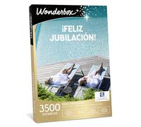 WONDERBOX - Caja Regalo - Feliz Jubilación - 3500 estancias en España y Europa: hoteles de 5 Estrellas, Palacios, monasterios, cortijos… - Ideas Regalo Original para Mujer Hombre