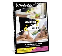 Wonderbox - Caja Regalo - ¿Gourmet O Relax? - Para 2 personas