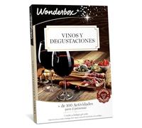 Wonderbox - Caja Regalo - Vinos y Degustaciones - 25 Actividades - Cata de Vino y Visita a Bodega D O, Tapas, Curso de Iniciación a la Enología - Regalos Originales