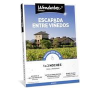 WONDERBOX - Cofre Regalo Escapada Entre viñedos - 1 o 2 Noches para 2 Personas - Escapada para Parejas - Regalar experiencias - Hoteles Cerca de Las regiones vinicolas más Bonitas de España