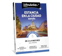 WONDERBOX - Cofre Regalo Estancia en la Ciudad: España - De 2 a 4 Noches para 2 Personas - Escapada para Parejas - Regalar experiencias - Hoteles en centros urbanos para Descubrir la Cultura española