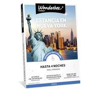 WONDERBOX - Cofre Regalo Estancia en Nueva York - hasta 4 Noches para 2 Personas - Escapada para Parejas - Regalar experiencias - Hoteles en Las Zonas más conocidas de New York