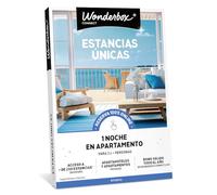 WONDERBOX - Cofre Regalo Estancias únicas - 1 Noche para 2 Personas - Escapada para familias - Regalar experiencias - Apartamentos o apartahoteles para sentirse como en casa