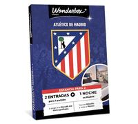 Wonderbox Connect - Caja Regalo - Atlético de Madrid - Estancia - 2 entradas para 1 Partido a Elegir - 1 Noche de Hotel en Madrid para 2 - Museo y Tour del Estadio - Válido Durante 27 Meses