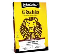 WONDERBOX Connect - Caja Regalo - Descubre El Rey Leon - 2 entradas para 1 función a Elegir - Teatro Lope de Vega, Madrid - Válido Durante 27 Meses