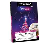 WONDERBOX Connect - Caja Regalo - Disneyland Paris Estancia - 1 Día / 1 Parque - 2 entradas para 1 día + 1 Noche para 2 - Disneyland® o Walt Disney Studios® - Válido Durante 27 Meses
