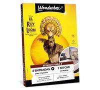 WONDERBOX Connect - Caja Regalo - El Rey Leon Estancia - 2 entradas para 1 función + 1 Noche de Hotel - Teatro Lope de Vega, Madrid - El Musical - Válido Durante 27 Meses