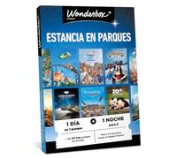 WONDERBOX Connect - Caja Regalo - Estancia en Parques - 1 día en 1 Parque - 1 a 3 entradas según el Parque elegido - 1 Noche para 2 - Más de 20 Top Parques de Europa - Válido Durante 27 Meses