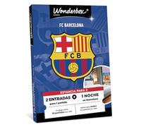 WONDERBOX Connect - Caja Regalo - FC Barcelona - 2 entradas para 1 Partido - 1 Noche de Hotel en Barcelona para 2 - Válido Durante 27 Meses