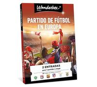 WONDERBOX Connect - Caja Regalo - Fútbol 100% Europeo - 2 entradas para 1 Partido de fútbol - A Elegir Entre 5 Clubes en Europa - Válido Durante 27 Meses