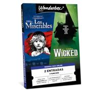 Wonderbox Connect - Caja Regalo - Multi-Espectáculo - Wicked o Los Miserables - 2 entradas - 1 función - Leyendas del Teatro Musical - Válido para Todas Las Funciones - Válido Durante 27 Meses