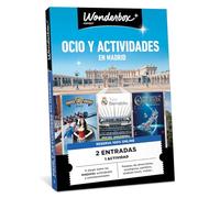 WONDERBOX Connect - Caja Regalo - Multi Madrid - 1 a 4 entradas para 1 Actividad - Parques de Atracciones, Deportes, Cultura - El Rey Leon, Parque Warner, Tour Bernabéu... - Válido Durante 27 Meses