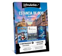 WONDERBOX Connect - Caja Regalo - Multi Madrid Estancia - 1, 2 o 3 entradas para 1 Actividad a Elegir + 1 Noche - Museos, Parques de Atracciones, estadios de fútbol… - Válido Durante 27 Meses