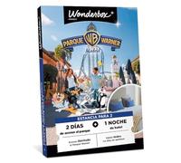 WONDERBOX Connect - Caja Regalo - Warner Parque Estancia - 2 entradas para 2 días - 1 Noche en un Hotel Cerca del Parque para 2 - Válido Durante 27 Meses