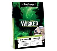 WONDERBOX Connect - Caja Regalo - Wicked - 2 entradas para 1 función a Elegir - 1 Noche en Madrid para 2 - Leyenda del Teatro Musical - Válido Durante 27 Meses