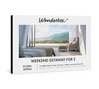 Wonderbox - Idea Regalo Original - Regalo Experiencia - Escapada de fin de semana para 2 - 2 Noches de Hotel para 2 Personas, Hasta 52 000 Hoteles, Acceso a Plataforma de Reservas Online, Hoteles 3, 4