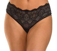 Wonderbra Lace Shorty Ropa Interior, Negro, M para Mujer
