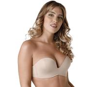 Wonderbra Ultimate Strapless Sujetador sin Tirantes, Opaco, Beige, 105E para Mujer