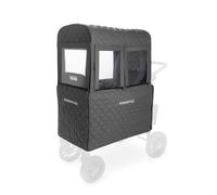 WonderFold Capota de invierno para cochecito de bebé, de tejido transpirable con relleno de algodón para mayor calidez, con ganchos y aberturas para ventanas con cremalleras (W2 Elite/Luxe)