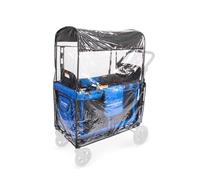 WONDERFOLD Cubierta de lluvia para cochecito hecha con lámina transparente ligera con pequeños agujeros de ventilación y entrada de cierre de velcro para un fácil acceso (W2 OG)