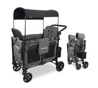 WonderFold Cochecito de bebé W2 Elite Gris carbón