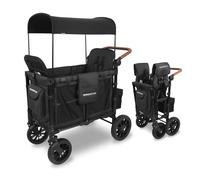 WonderFold W2 Luxe - Cochecito volcánico negro