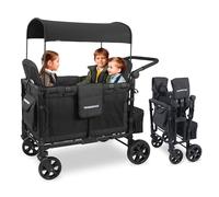 WonderFold W4 Elite - Cochecito volcánico negro
