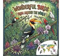 Wonderful Birds Around the World: A Coloring Book: Discover, Learn, and Color