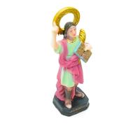 WONDERFUL Estatua de San Pancracio, Figura Religiosa Decorativa, 12 cm, Resina Multicolor