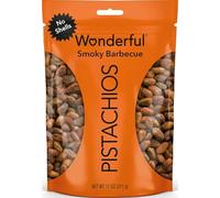 Wonderful Pistachios, Sin cáscaras, nueces ahumadas para barbacoa, bolsa resellable de 11 onzas
