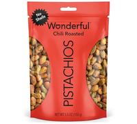 Wonderful Pistachios Sin conchas, chile tostado, bolsa resellable de 5 onzas