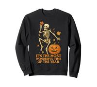 Wonderful Time - Esqueleto de Halloween, Calabaza, otoño, Sudadera