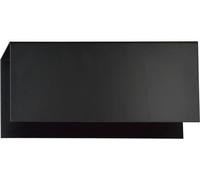 Wonderlamp Aplique de pared estilo nórdico rectangular negro