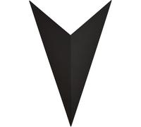 Wonderlamp Aplique de pared moderno con forma de flecha negro