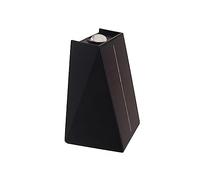 wonderlamp - Aplique LED Solar con sensor crepuscular Taner, Negro, Luz cálida 4000K, IP54