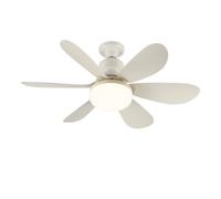 wonderlamp - Bombilla con ventilador de techo LED Altari E27 Blanco 18W con Mando a Distancia y CCT 3000-4000-6000K, Bombilla con aspas