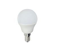 wonderlamp Bombilla LED alta potencia e14 esférica,5.2w,luz cálida (3000º k), 520 lm,ángulo de luz: 180º encendido instantaneo