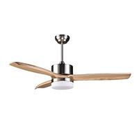 wonderlamp Keros Ventilador De Techo, Plata,