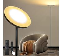 wonderlamp Lámpara de pie LED Niela CCT Dim (24W). Luz regulable, control táctil.