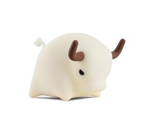 wonderlamp - Luz nocturna infantil quitamiedos de silicona con forma de toro LED 3W Monchu
