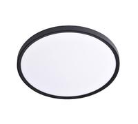 wonderlamp - Plafón de techo LED 18W Gein Negro CCT 3-Step con intensidad regulable