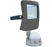 Wonderlamp Proyector LED para Exterior con Sensor de Movimiento, 20 W, Gris, 32.5 x 8 x 13.8 cm