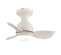 wonderlamp - Ventilador de techo con luz LED 20W Blanco CCT 3000-4000-6000K con intensidad regulable, Ventilador de techo silencioso pequeño Fonfu