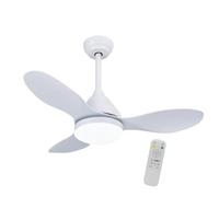 wonderlamp - Ventilador de techo pequeño ø 92cm LED Cavil Mini Blanco 20W con Memoria de encendido y CCT 3000-4000-6000K