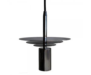 wonderlamp W-A000007 Former Lámpara Colgante E27, Grafito, 173 X 18 cm