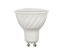 wonderlamp W-B000009 - Bombilla LED SMD alta potencia GU10 Cristal Mate, 7 W, Luz fría (6000° K) 700 lm, 25000 horas, Ángulo de luz: 100° Encendido instantaneo (100% luz 0,5s)