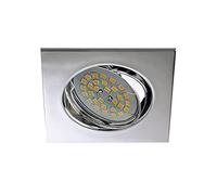 wonderlamp W - E000010 Basic - Foco empotrable cuadrado, color cromo