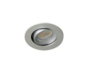 wonderlamp W-E000035 Basic Basic - Foco empotrable, 89 mm, color aluminio basculante